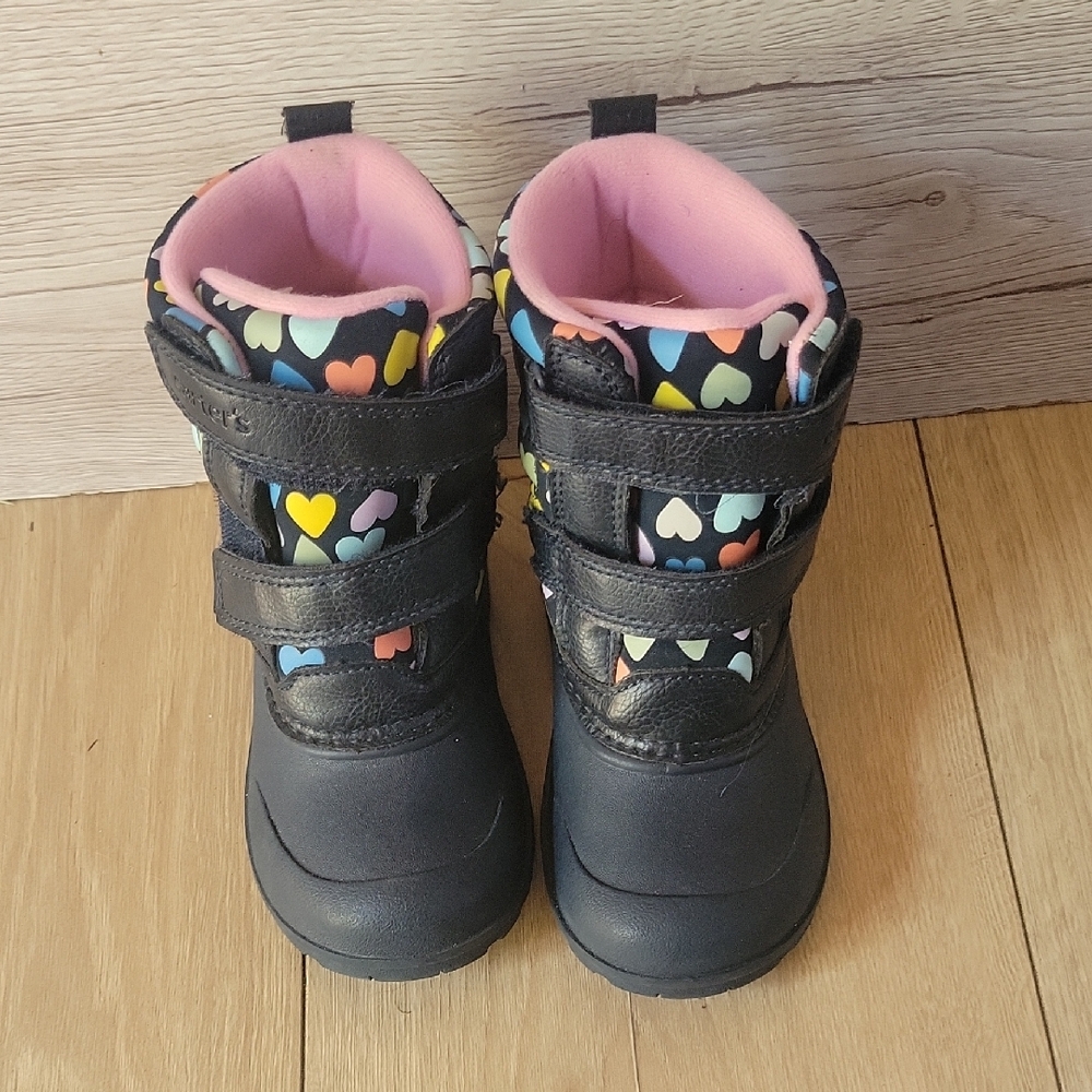 Carter's Multicolor Heart Kids Boots - Picture 4 of 4